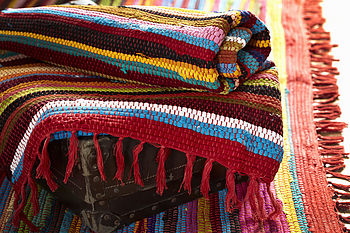 Fair Trade Handloomed Cotton Rag Rugs, 6 of 9