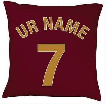 Personalised Football Cushion, 8 of 11