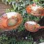 Copper Chalice Garden Bird Bath Sculpture Lt200, thumbnail 11 of 12