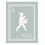 Personalised Drummer Boy Silhouette Print, thumbnail 3 of 7