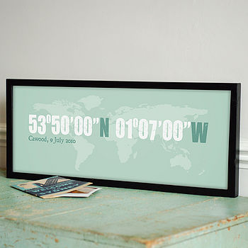 Personalised Special Place Urban Coordinates Art Print, 2 of 9