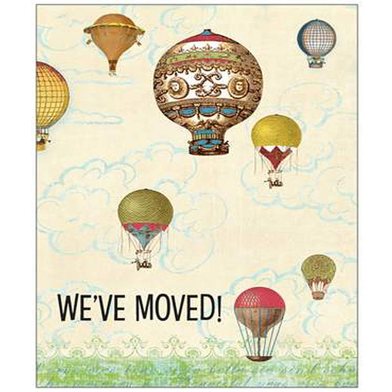 Pack Of 10 Personalised 'we Have Moved' Cards By Beautiful Day | notonthehighstreet.com