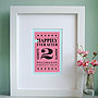 Personalised 'Ticket To Marriage' Print, thumbnail 3 of 8