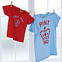 Twinning Pint / Half Pint Dad And Child Set Blue/Red, thumbnail 1 of 7