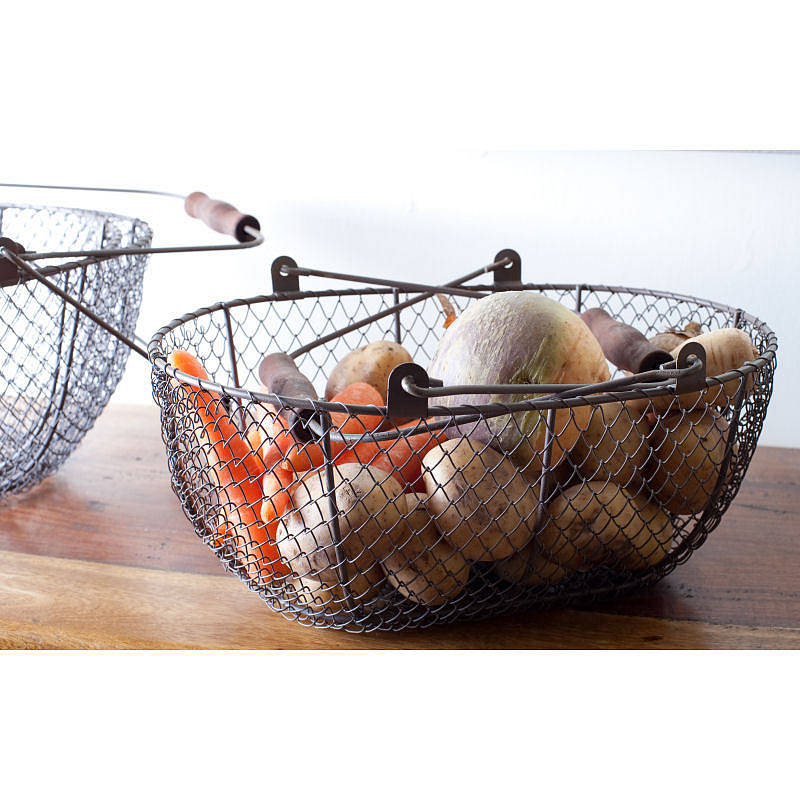 Oval Wire Storage Basket By The Orchard