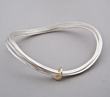 Total Honesty Silver Bangle, 2 of 10