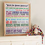 Personalised Family House Rules Print, thumbnail 11 of 12