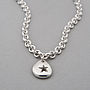 Pebble Star Silver Chain Necklace, thumbnail 1 of 3