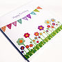 Bunting And Flowers: Personalised Card, thumbnail 3 of 4