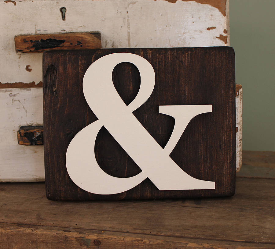 Reclaimed Wooden Block Letters By Möa Design | notonthehighstreet.com