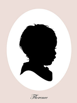 Personalised Traditional Silhouette Print, 5 of 8