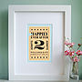 Personalised 'Ticket To Marriage' Print, thumbnail 2 of 8
