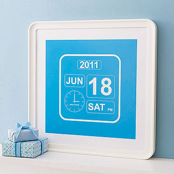 Personalised Special Occasion Clock Poster, 5 of 8