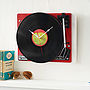 Personalised Vintage Record Player Clock, thumbnail 1 of 6