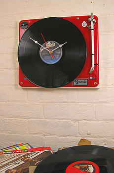 Personalised Vintage Record Player Clocks, 4 of 6