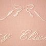 Personalised Bow Birth Embroidery, thumbnail 5 of 7