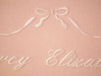 Personalised Bow Birth Embroidery, 5 of 7