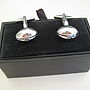 Rugby Ball Cufflinks, thumbnail 3 of 6