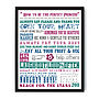 Personalised Family House Rules Print, thumbnail 7 of 12