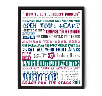 Personalised Family House Rules Print, 7 of 12
