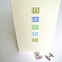 Handmade Personalised 'Daddy' Card, thumbnail 4 of 5
