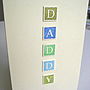 Handmade Personalised 'Daddy' Card, thumbnail 5 of 5
