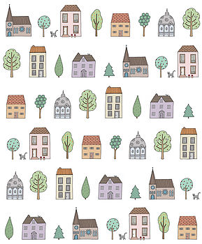 Town Houses Wallpaper, 2 of 6