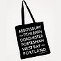 Personalised Destinations Canvas Shopper Bag, thumbnail 10 of 12