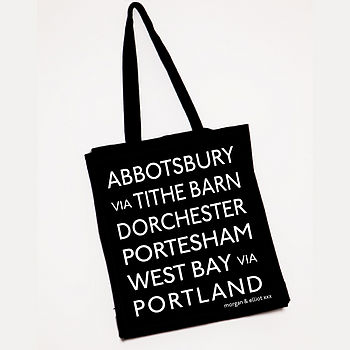 Personalised Destinations Canvas Shopper Bag, 10 of 12