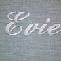 Personalised Embroidered Scroll Cushion, thumbnail 2 of 6