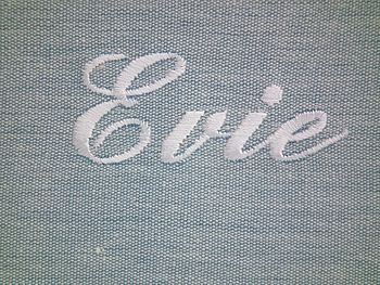 Personalised Embroidered Scroll Cushion, 2 of 6