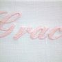 Personalised Embroidered Scroll Cushion, thumbnail 6 of 6