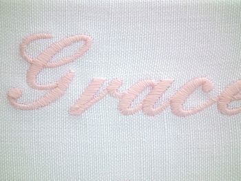 Personalised Embroidered Scroll Cushion, 6 of 6