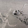 Sterling Silver Baby Bootie Christening Necklace, thumbnail 2 of 4