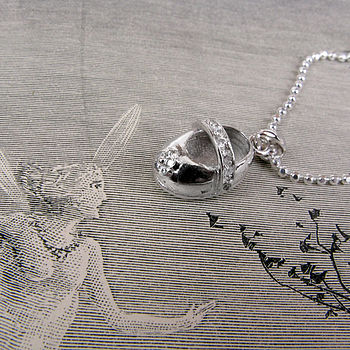 Sterling Silver Baby Bootie Christening Necklace, 2 of 4