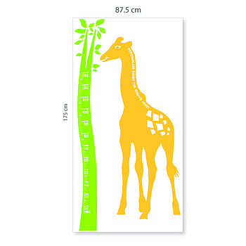 Laughing Giraffe Size Chart