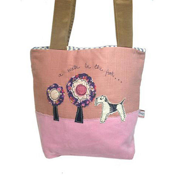 Dog Range Handbag Dog Walk In The Park By Poppy Treffry