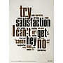 'Satisfaction' Letterpress Print, thumbnail 2 of 4