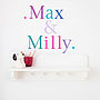 Personalised Letter Stickers Bespoke Colours, thumbnail 1 of 12