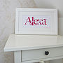 Personalised Child's Silhouette Print, thumbnail 3 of 6