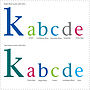 Personalised Letter Stickers Bespoke Colours, thumbnail 3 of 12