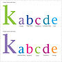 Personalised Letter Stickers Bespoke Colours, thumbnail 6 of 12