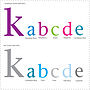 Personalised Letter Stickers Bespoke Colours, thumbnail 7 of 12