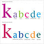 Personalised Letter Stickers Bespoke Colours, thumbnail 9 of 12