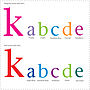 Personalised Letter Stickers Bespoke Colours, thumbnail 11 of 12