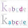 Personalised Letter Stickers Bespoke Colours, thumbnail 10 of 12