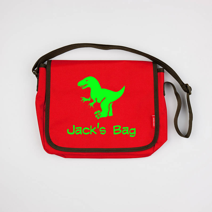 Personalised Child's Dinosaur Bag, 1 of 9