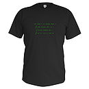 personalised men's morse code t shirt by primitive state ...
