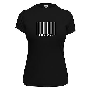 barcode shirt design