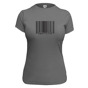 barcode shirt design